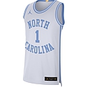 Johnny T-shirt - North Carolina Tar Heels - Youth Leaky Black #1 Sublimated Basketball  Jersey (CB) by Champion