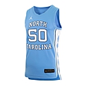 Johnny T-shirt - North Carolina Tar Heels - Youth Leaky Black #1 Sublimated Basketball  Jersey (CB) by Champion