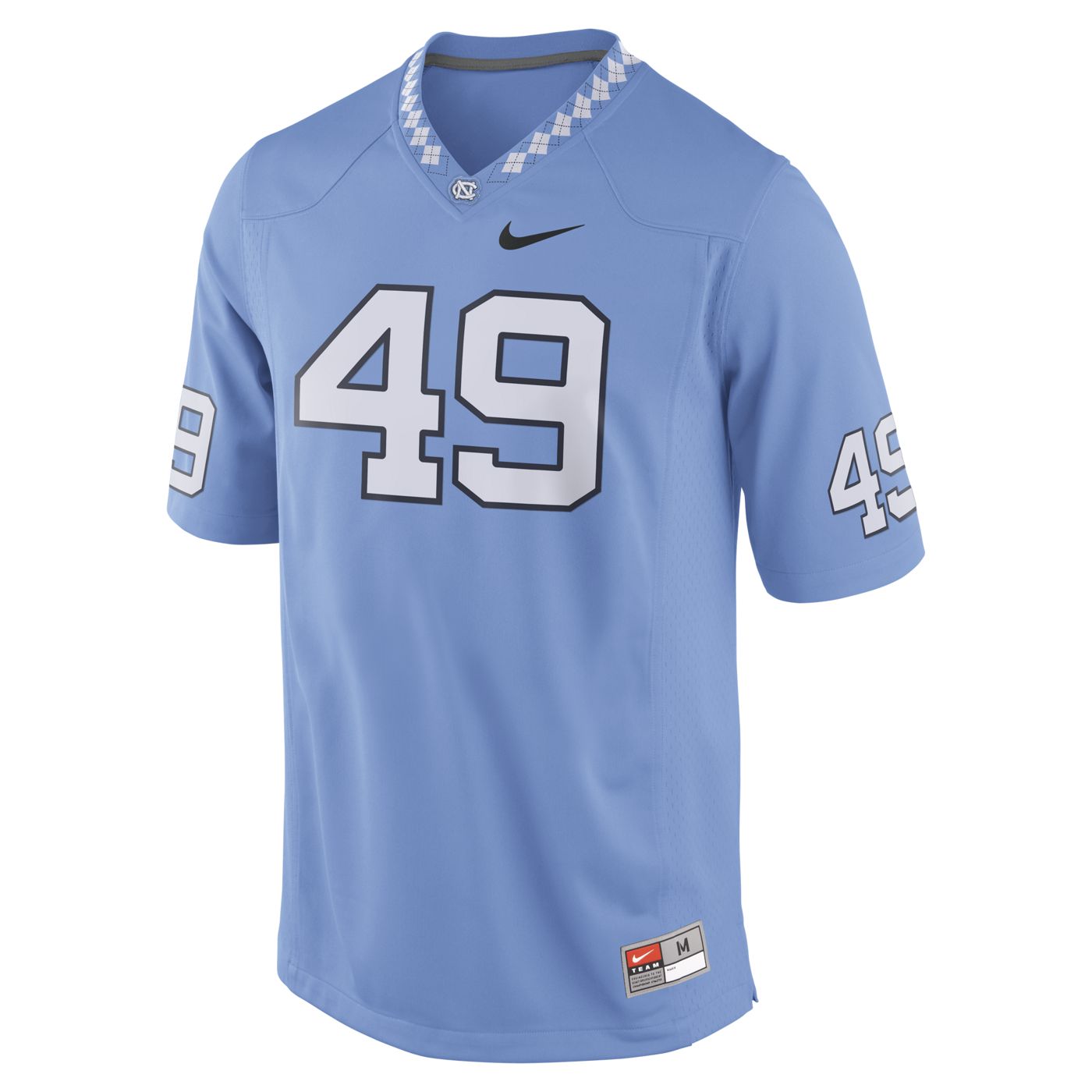 Johnny T-shirt - North Carolina Tar Heels - Football - Nike #49 Julius ...