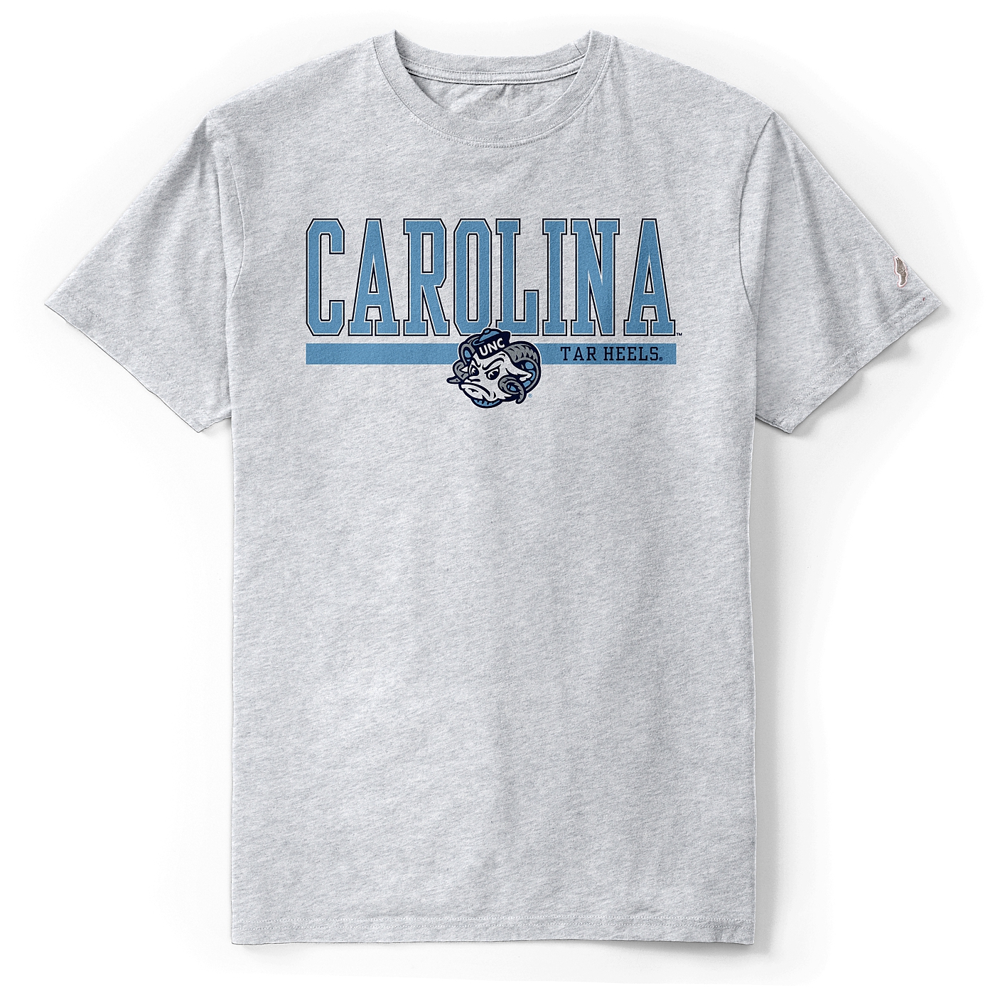 North Carolina Quarter Zip Sweatshirt in Classic Grey with UNC Logo XL